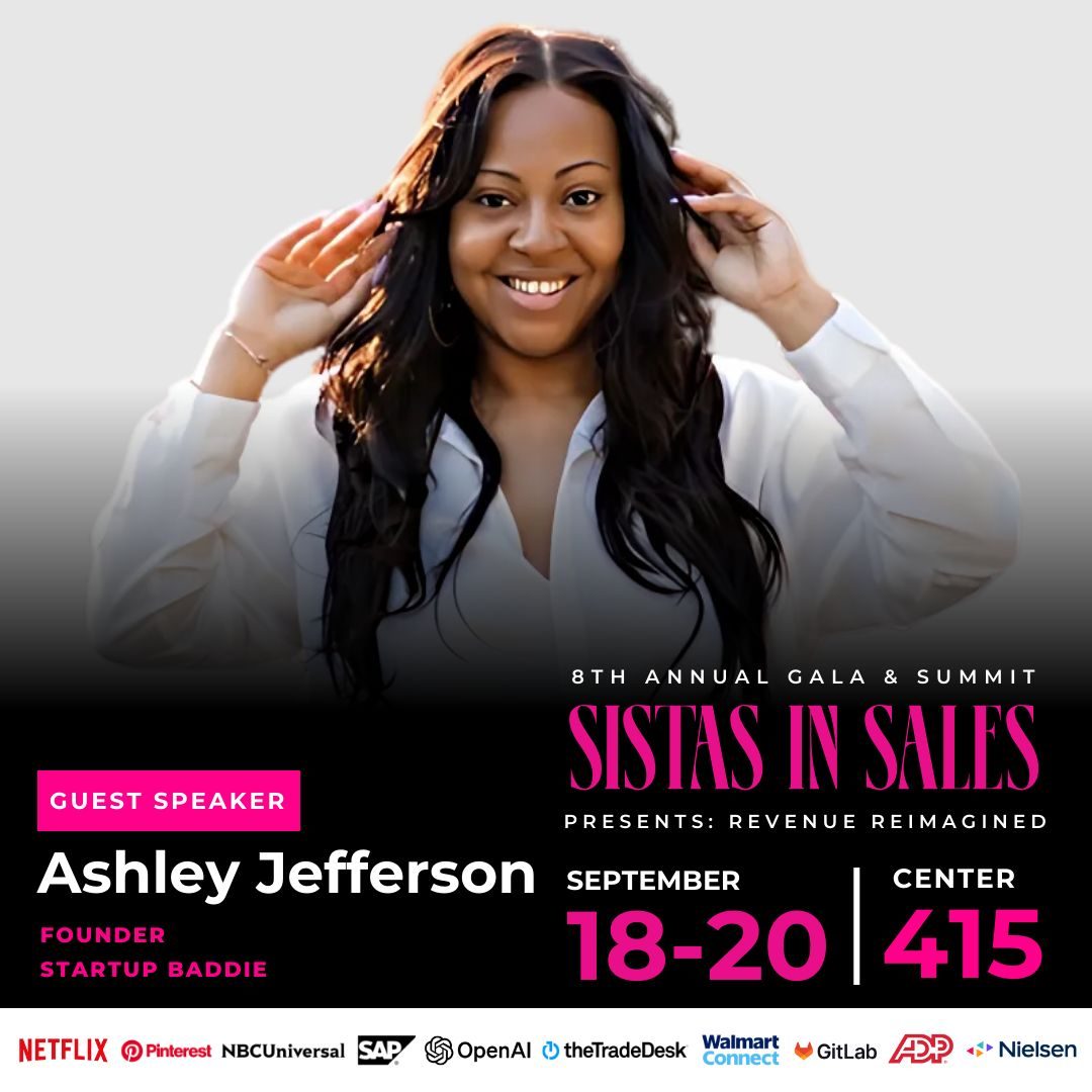 Ashley as guest speaker at Sistas in Sales 8th Annual Gala & Summit